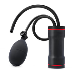 AutoLine Pro front view showing adapter and pump, durable design for fast setup