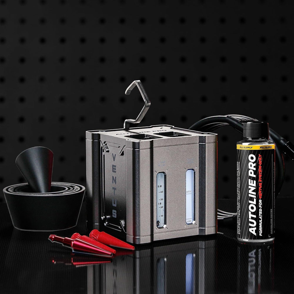 AutoLine Pro Ventus adapter kit laid out for versatile sealing and injection