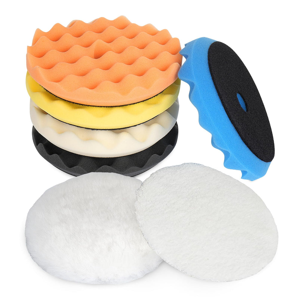 Autolock front packaging of 7-piece 5 inch pads showing kit benefits