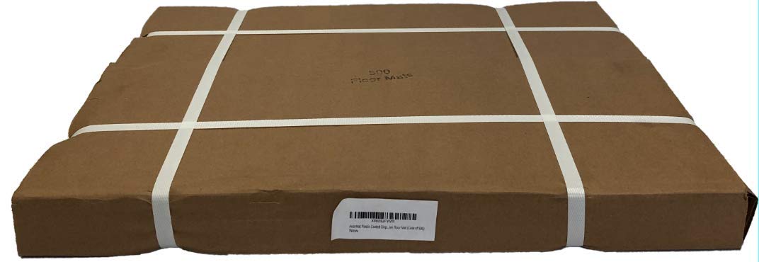 AutoMat beside ruler showing 17 by 20 inch size for universal fit