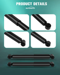 AUTOMUTO piston rod close-up highlighting durable TRIP material for long wear life