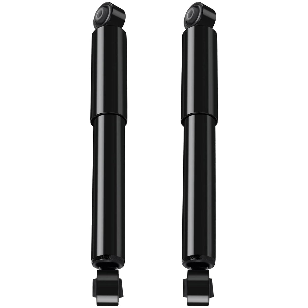 AUTOMUTO rear shock front view showing mounting points and secure fit