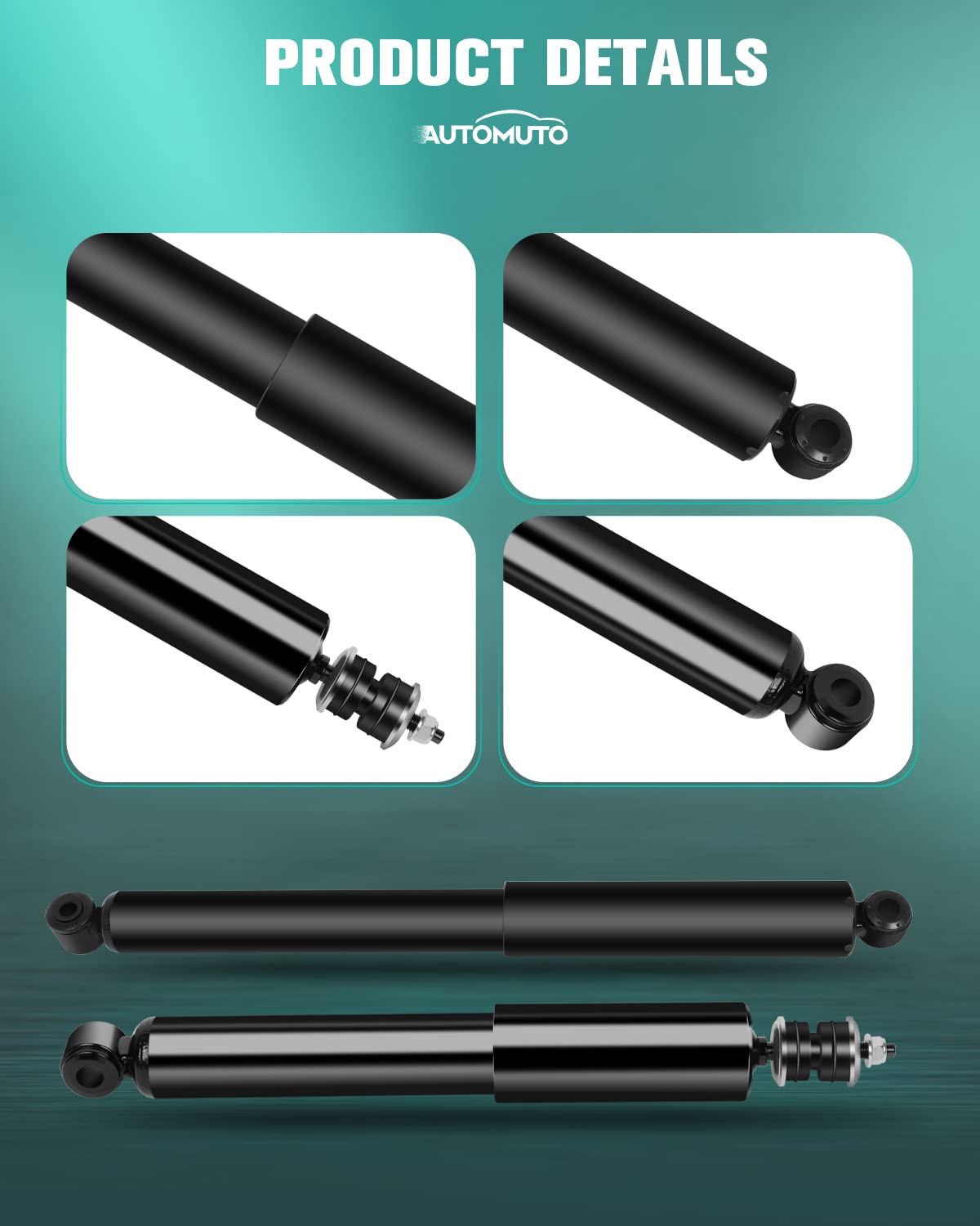 AUTOMUTO shock absorber label with OE numbers for quick compatibility verification