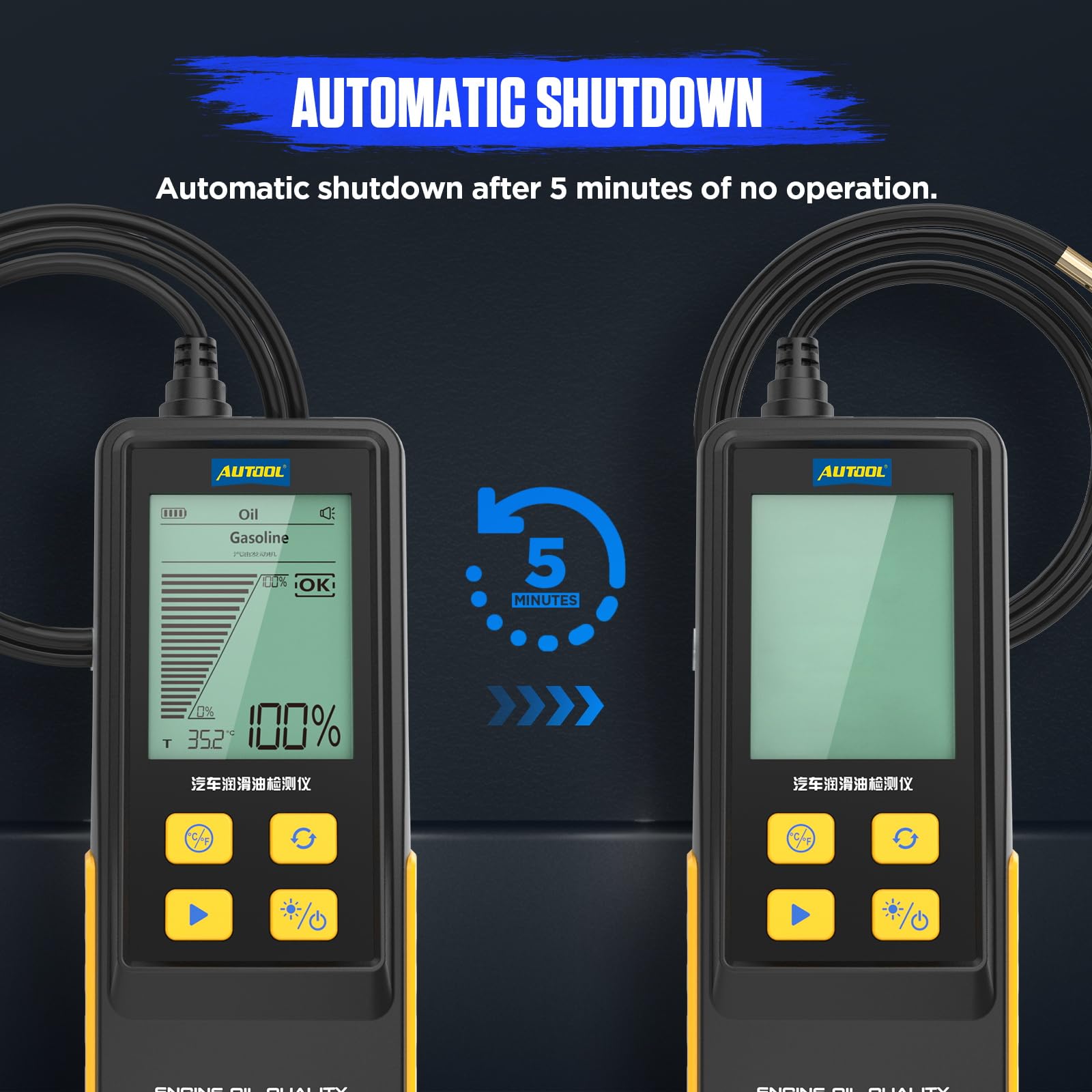 AUTOOL complete tester kit laid out demonstrating included components