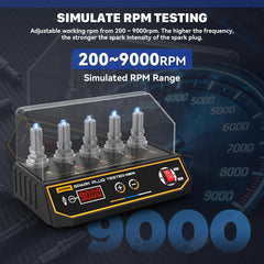 AUTOOL SPT360 digital display closeup with clear RPM readout for precise control