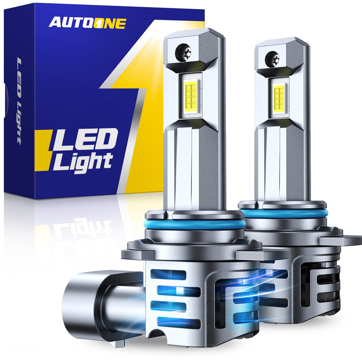 AUTOONE frontal packaging showing model and brightness benefit