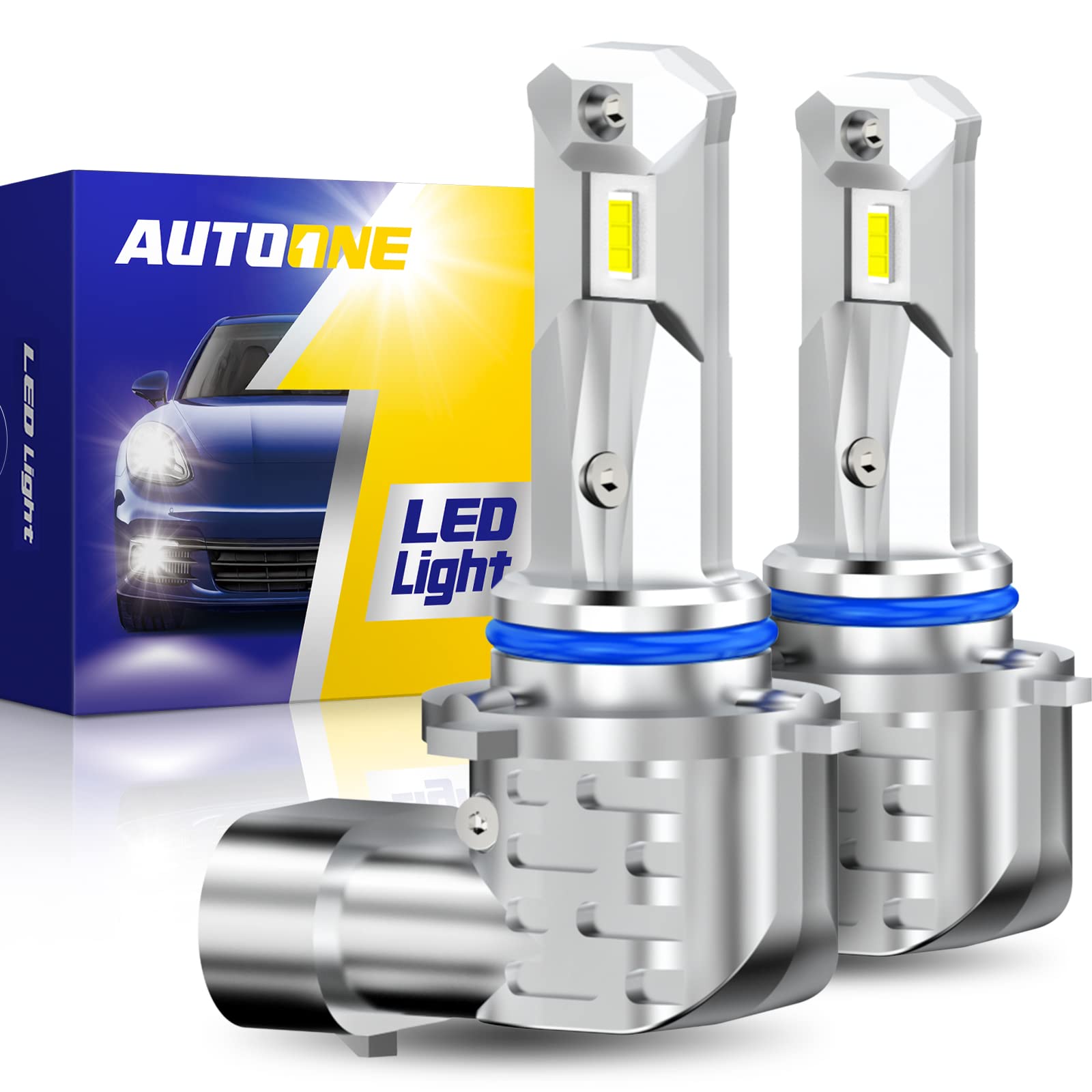 AUTOONE HB4 front view showing bulb and connector for quick fit