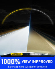 AUTOONE installed beam showing improved road illumination