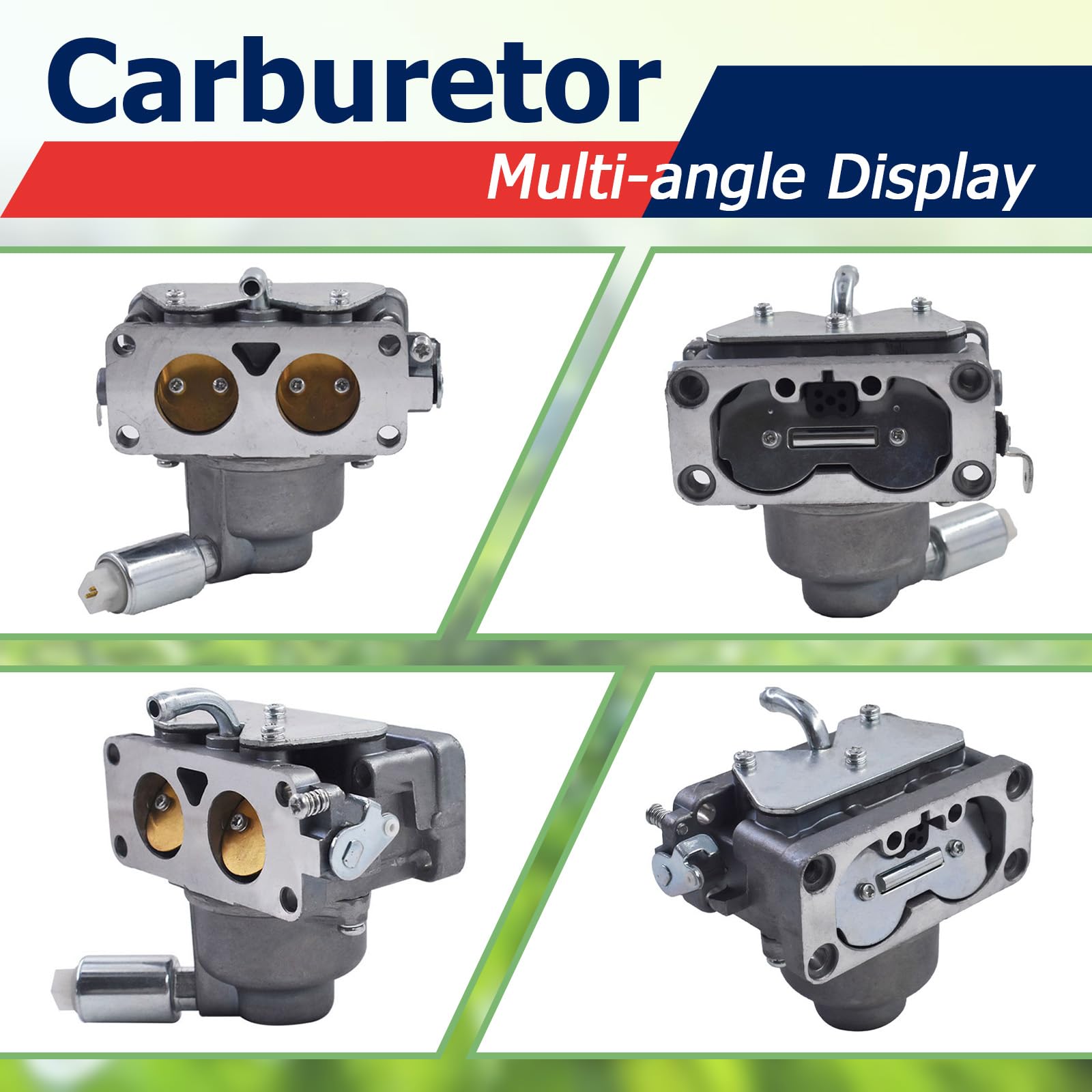 Autoparts installed in mower engine bay demonstrating restored fuel delivery