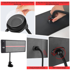 AUTOPDR suction base detail demonstrating secure mount and stable PDR work support