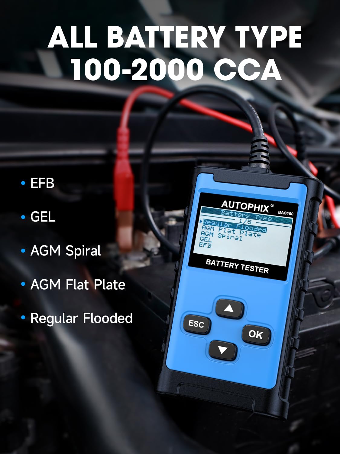 AUTOPHIX BAS100 boxed kit with manual and cables for ready-to-use diagnostics