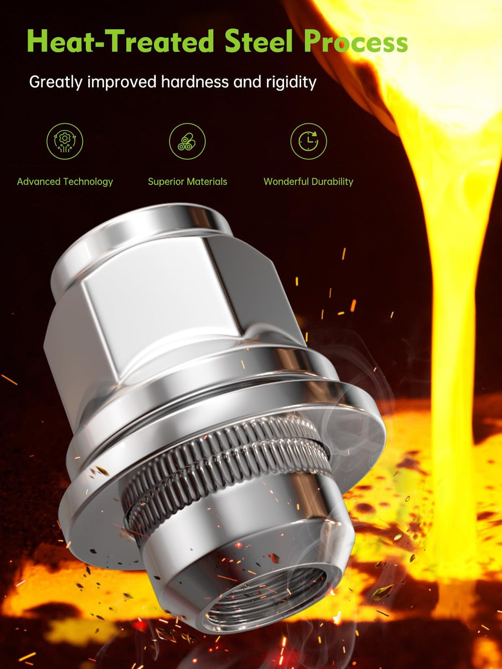 AUTOPTIM chrome plating reflective sheen, resists rust and keeps finish bright
