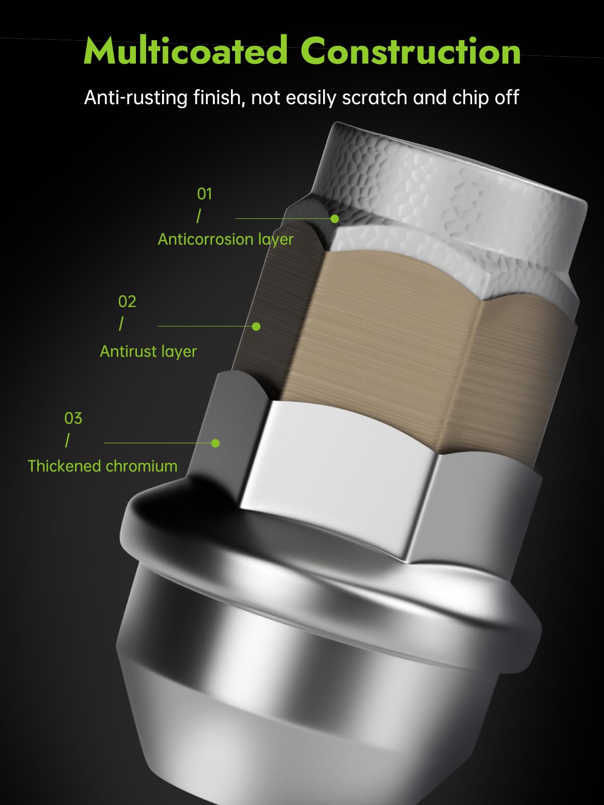 AUTOPTIM closed-end top view keeping debris out for longer thread life