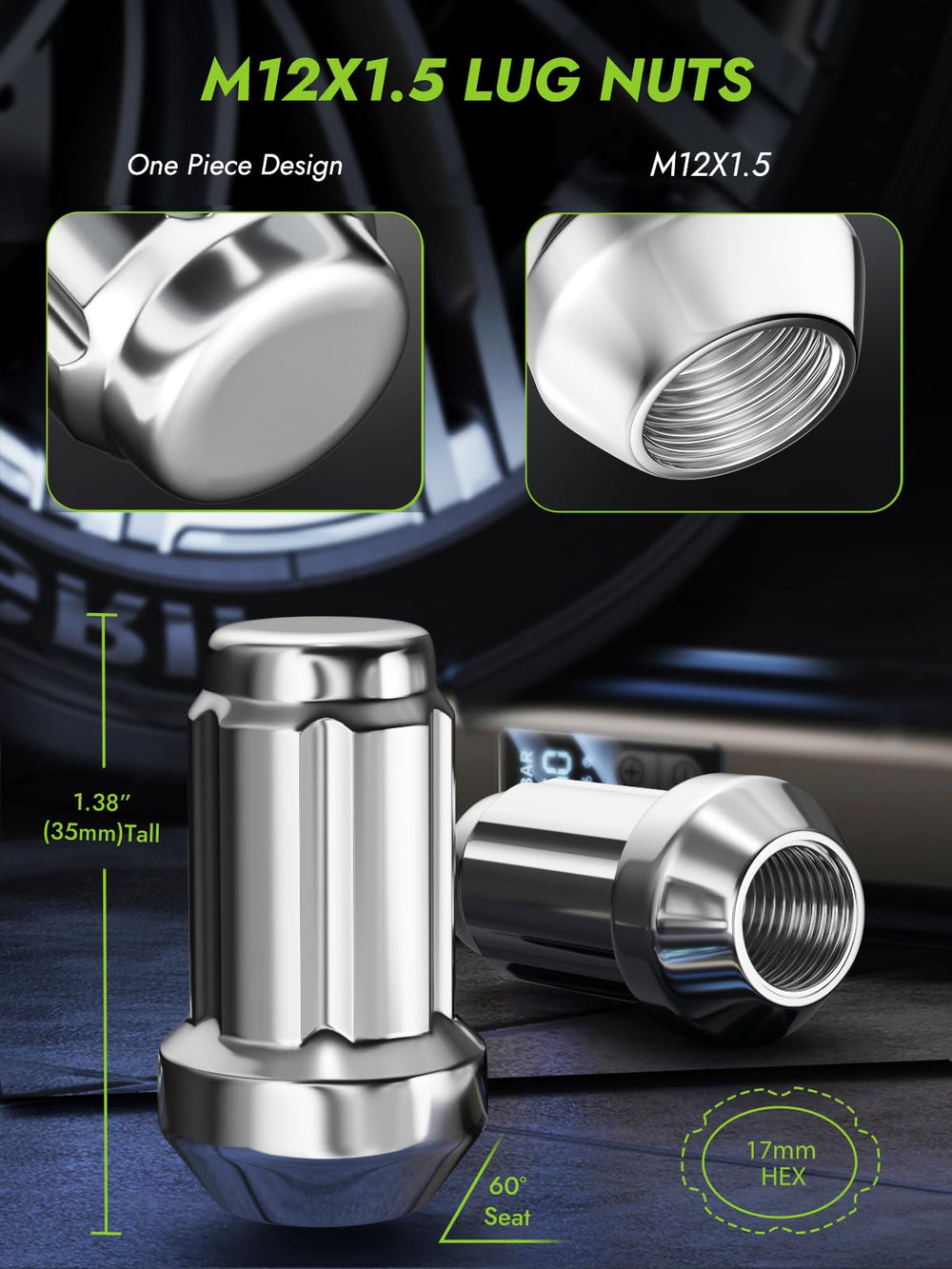 AUTOPTIM close-up of thread and 60-degree seat ensuring precise fit benefit