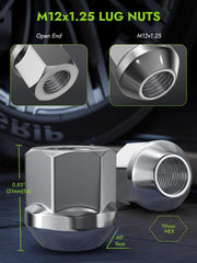 AUTOPTIM close-up of M12x1.25 threads showing precision fit for reliable engagement