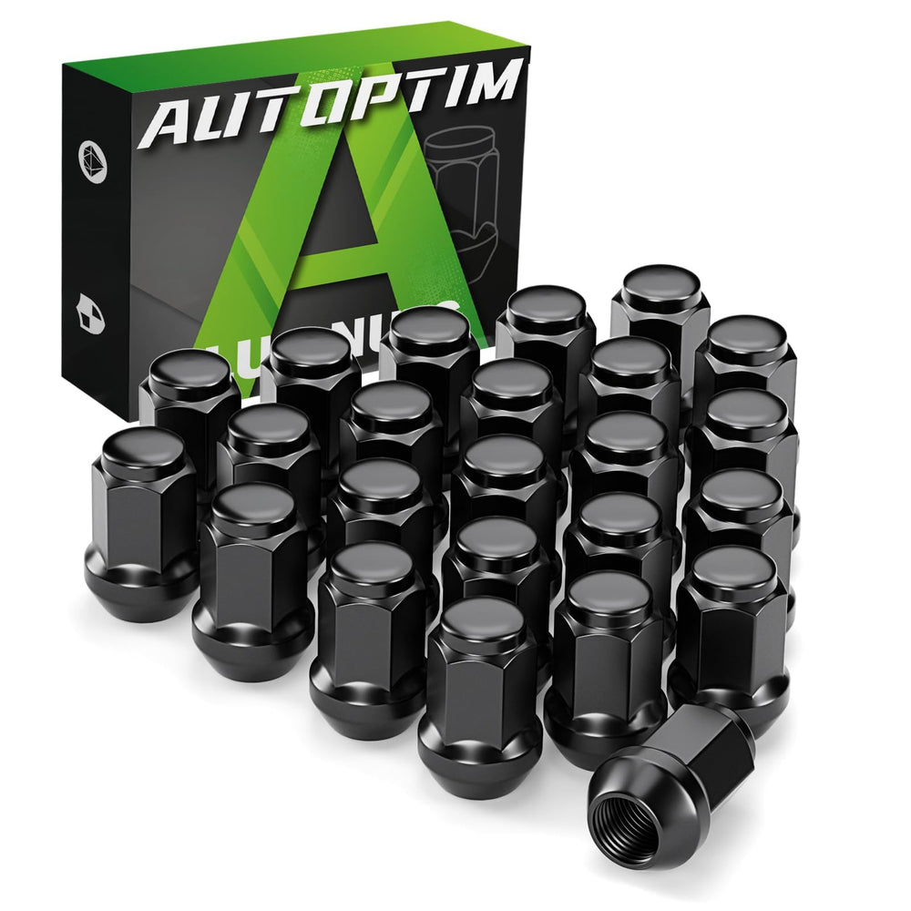 AUTOPTIM front view of 24-piece lug nut set showing organized package and convenience