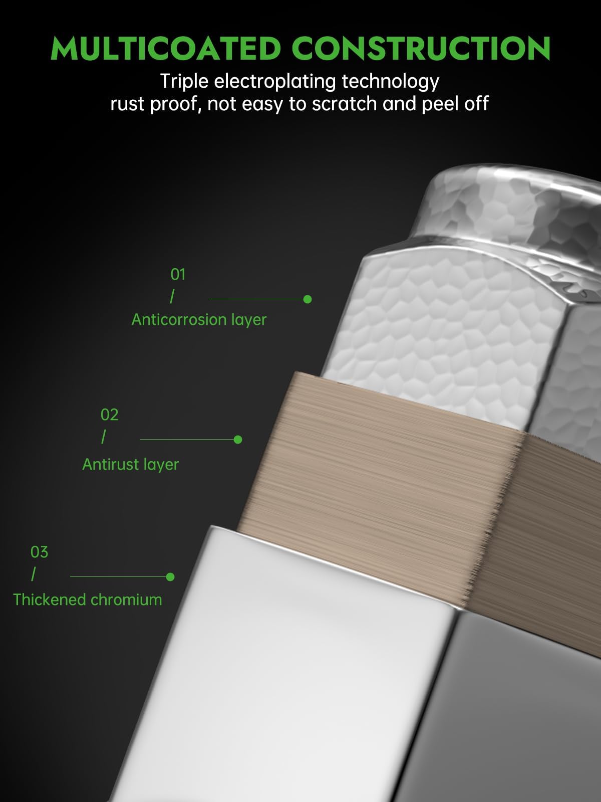 AUTOPTIM lug nut being tightened with wrench showing easy installation benefit
