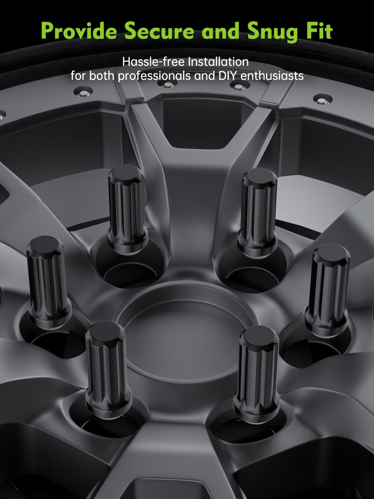 AUTOPTIM lug nut next to coin for scale helping confirm size and fit benefit