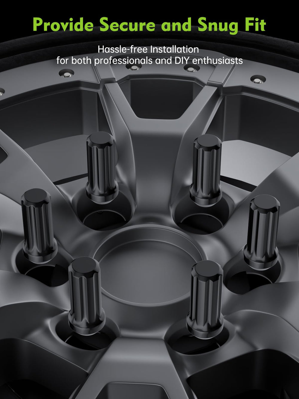 AUTOPTIM lug nut next to coin for scale helping confirm size and fit benefit