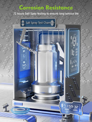 AUTOPTIM spline socket alongside nuts showing included tool convenience benefit