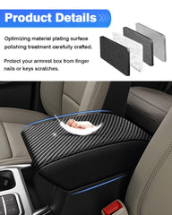 Autorder armrest in use with hand resting for improved comfort and grip