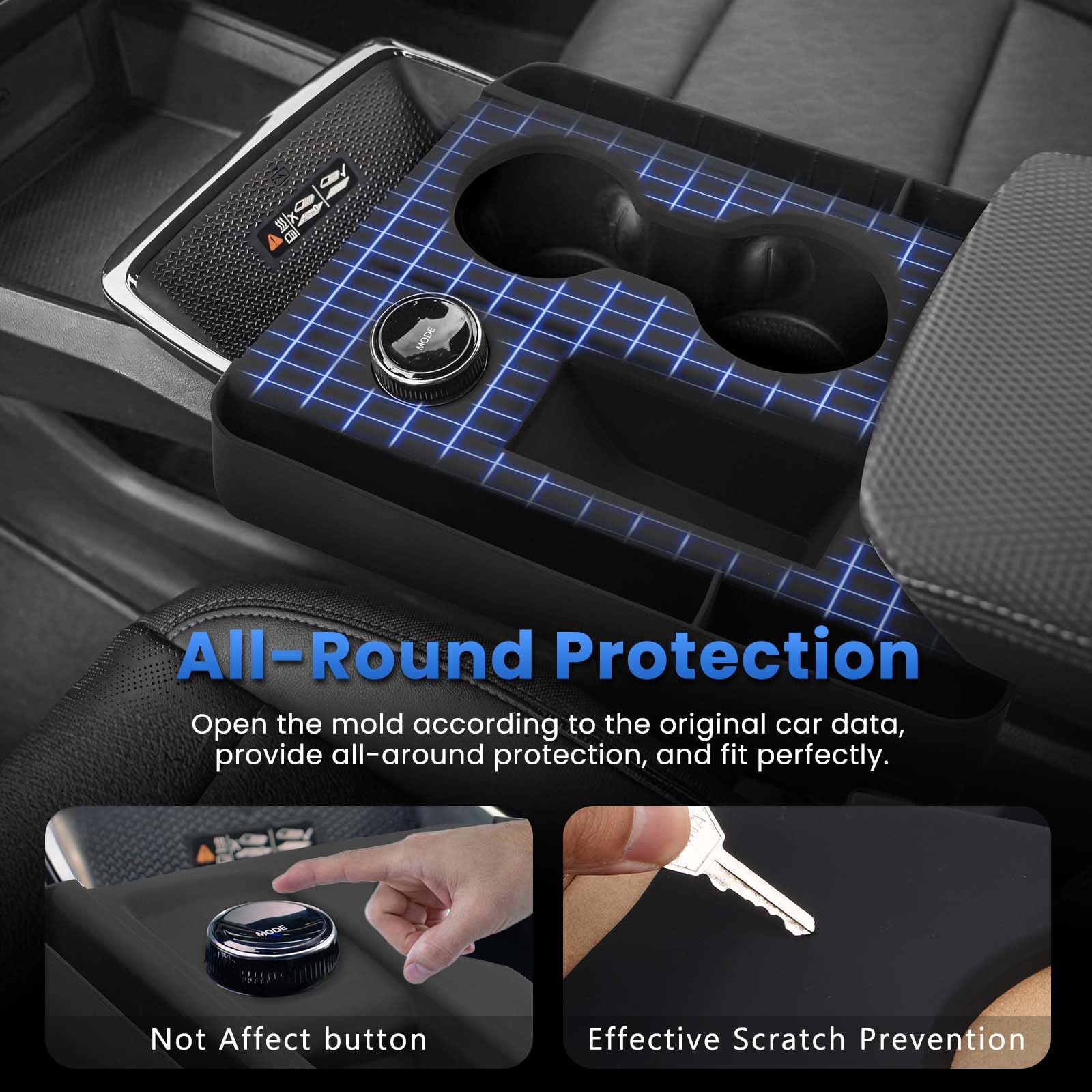 Autorder in use with phone and keys demonstrating organized access