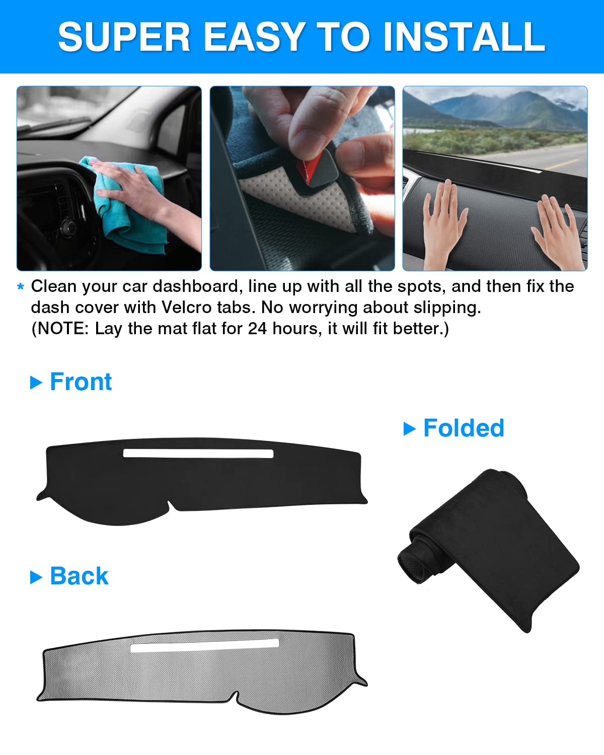 Autorder installed in Tacoma cabin demonstrating reduced dashboard glare
