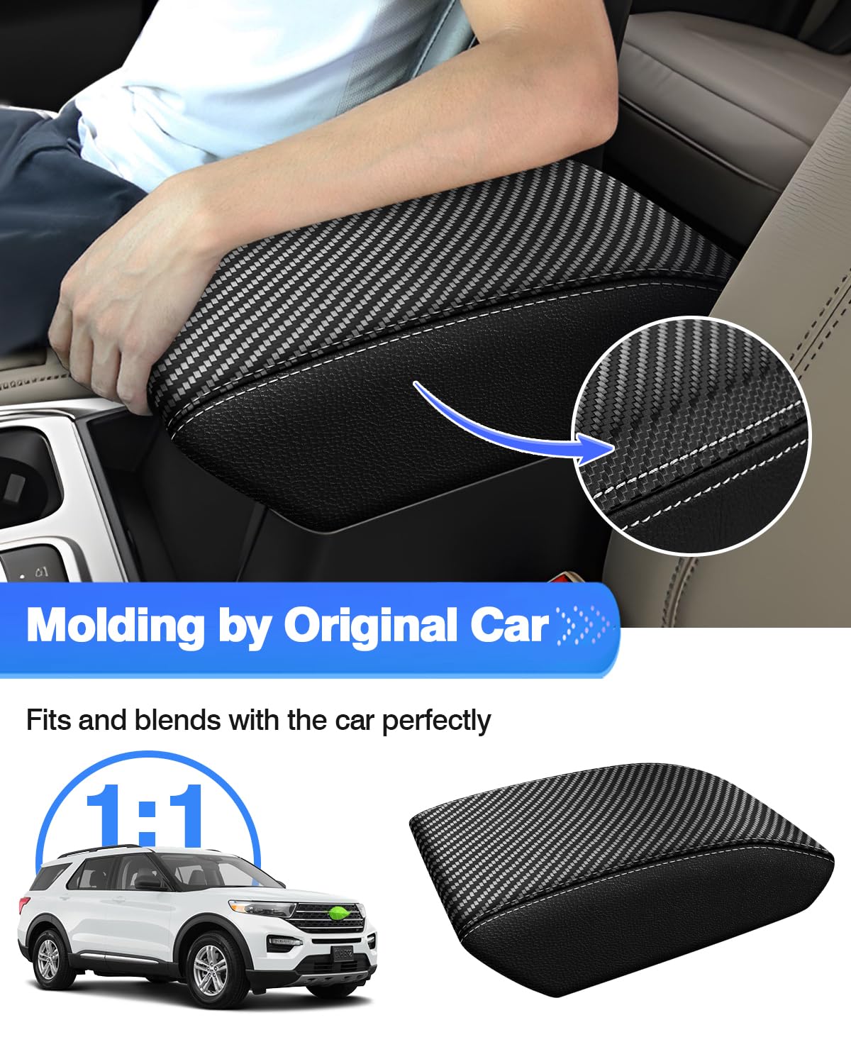 Autorder visible leather stitching detail demonstrating reinforced durability