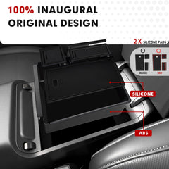 Autorder side profile showing precise contours matching console and secure placement benefit