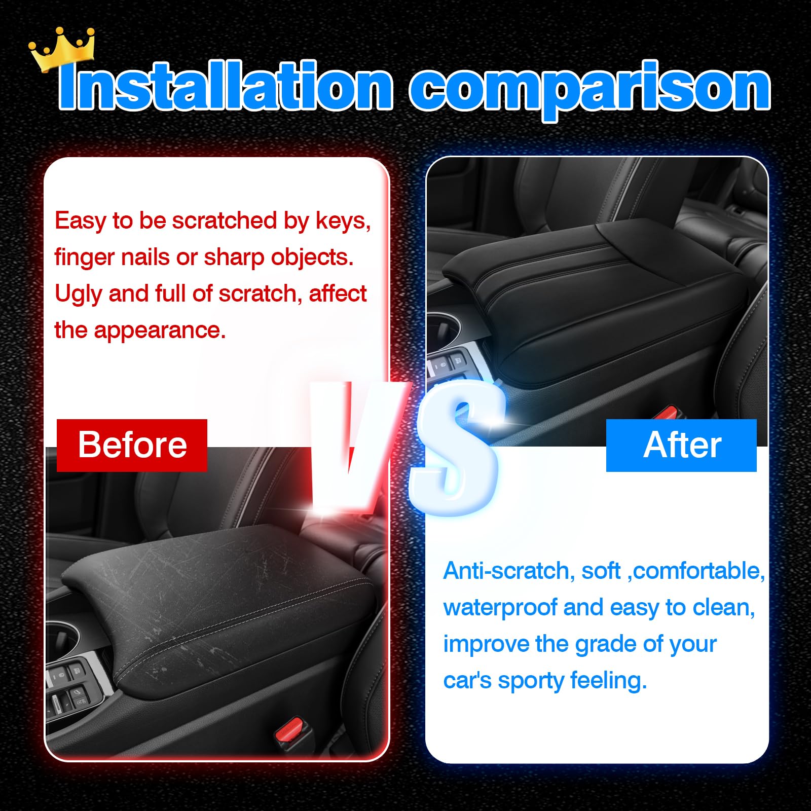 Autorder size comparison with hand showing exact fit and easy installation benefit