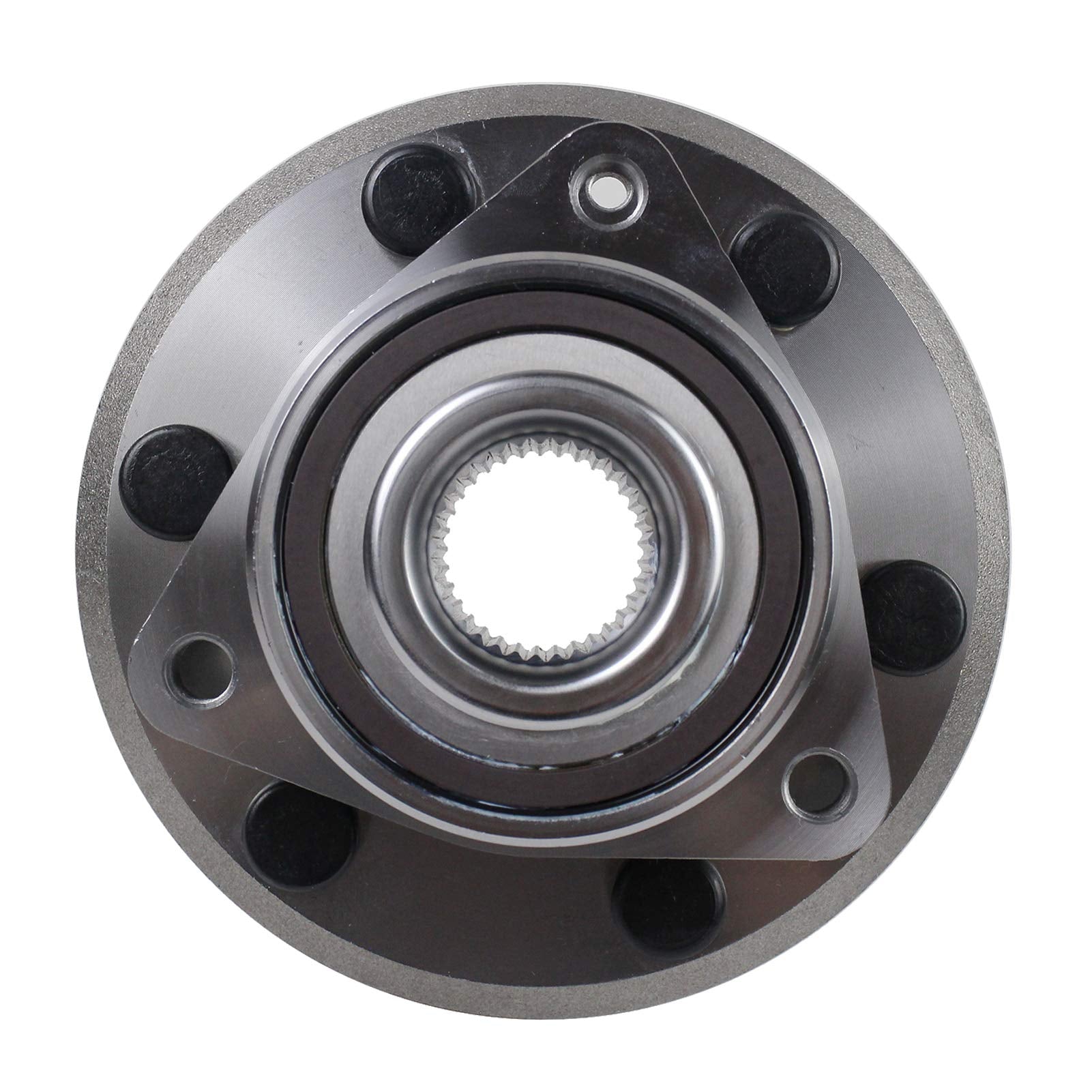 Autoround hub in garage setting illustrating ready-to-install replacement convenience