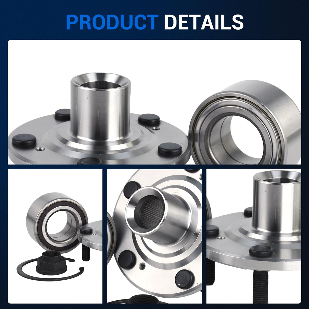 Autoround assembly mounted on vehicle front hub location demonstrating fitment