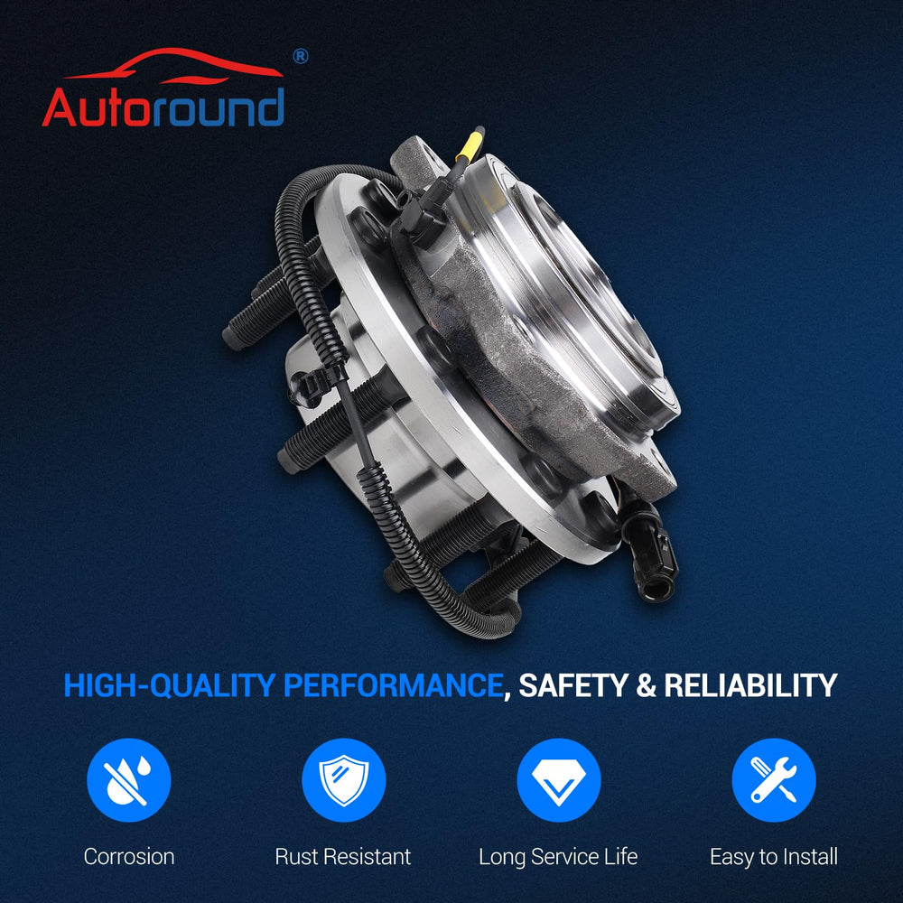 Autoround eight lug studs view, enabling correct OEM wheel mounting