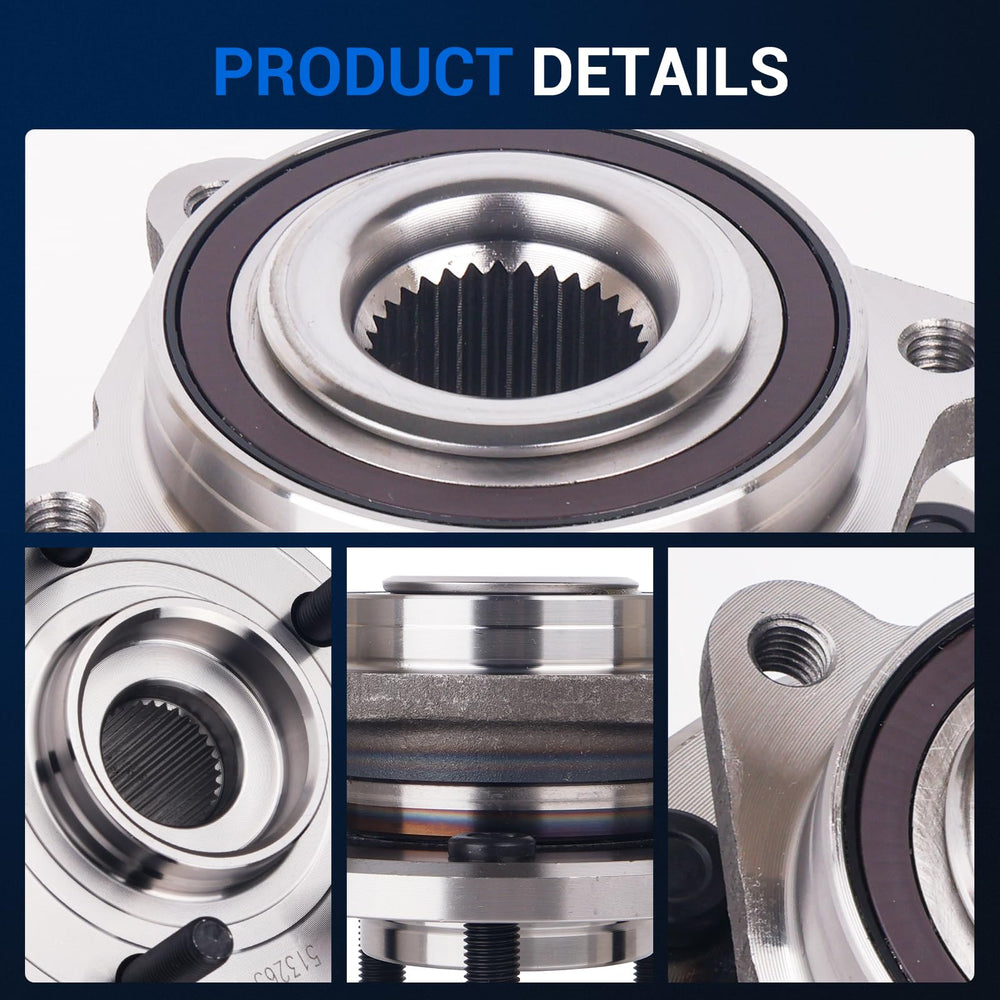 Autoround hub installed on vehicle wheel hub demonstrating restored stability