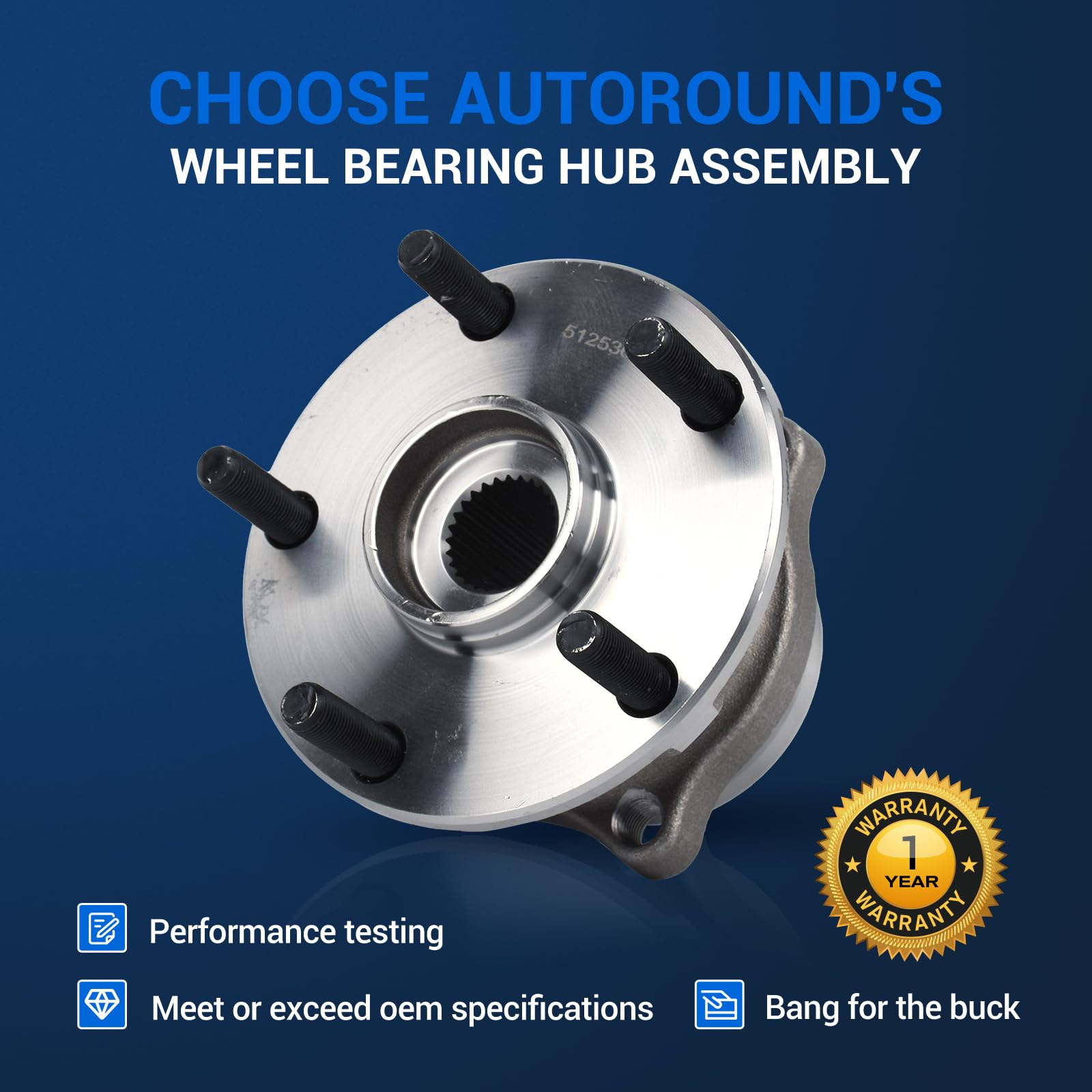 Autoround mounted on vehicle rear wheel demonstrating direct-fit installation