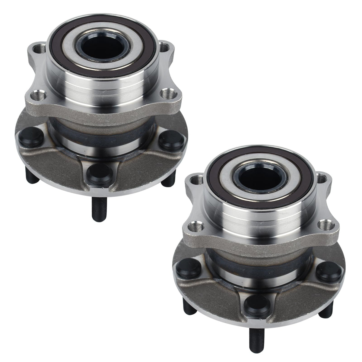 Autoround rear hub assembly front view showing bolt pattern and ready-to-install benefit