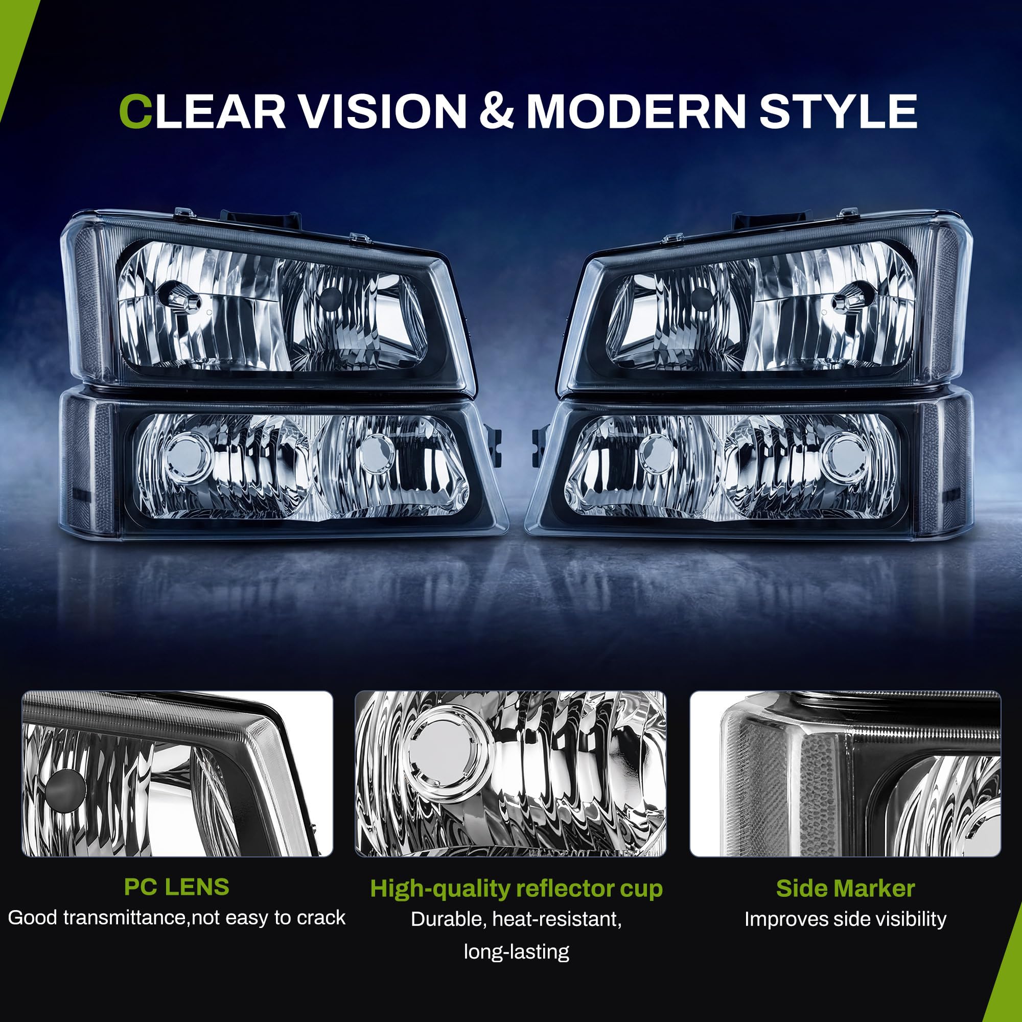 AUTOSAVER88 close-up of metallic reflector improving light output