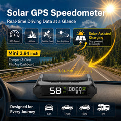 AUTOSIRS integrated solar panel extending battery life in sunlight