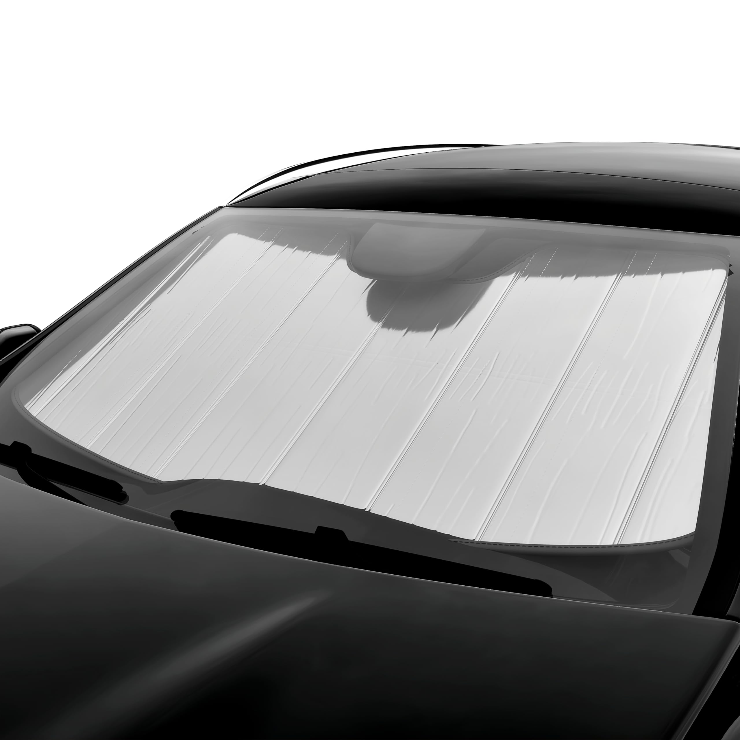 Autotech Park close-up of reflective fabric blocking heat and UV