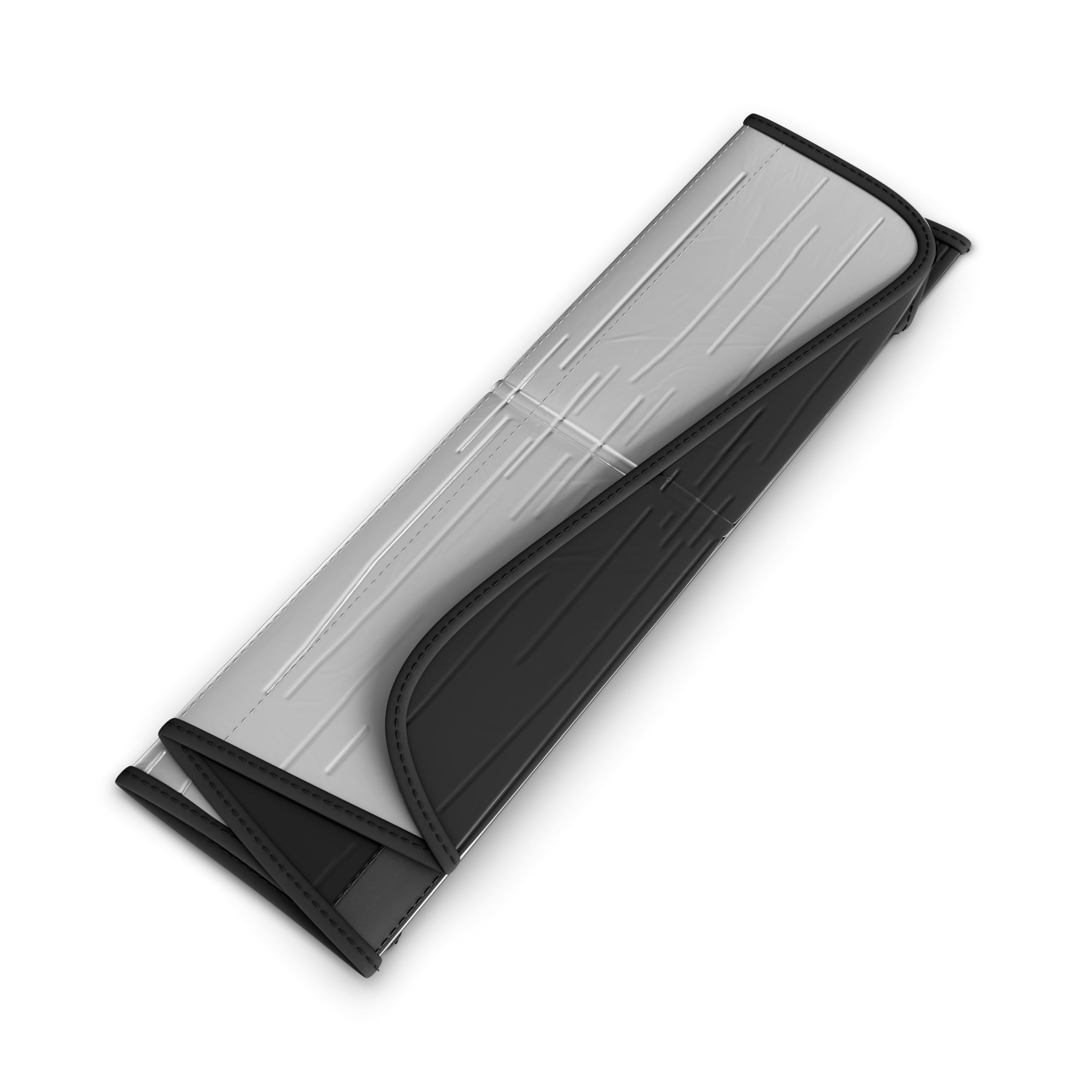 Autotech Park sunshade folded in storage bag demonstrating compact portability and neat storage