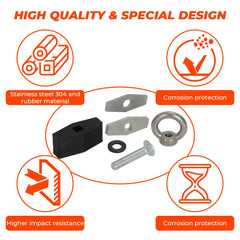 AUTOVIC rotating twist handle action for quick tool-free installation