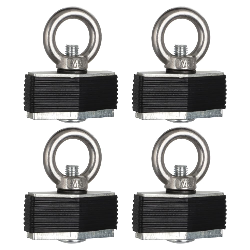 AUTOVIC front view of bed anchor kit showing hardware and benefits of secure mounting
