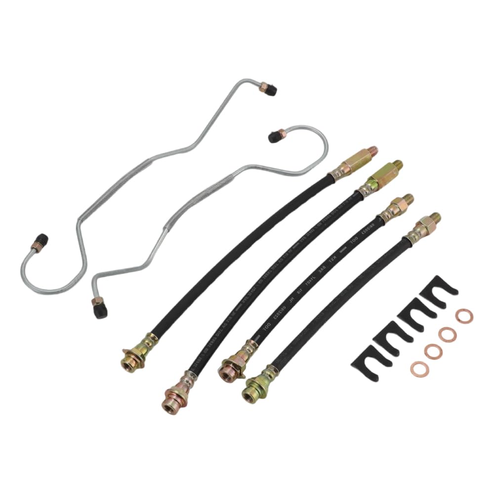 AUTOVIC front hoses kit showing proper fit and improved reliability