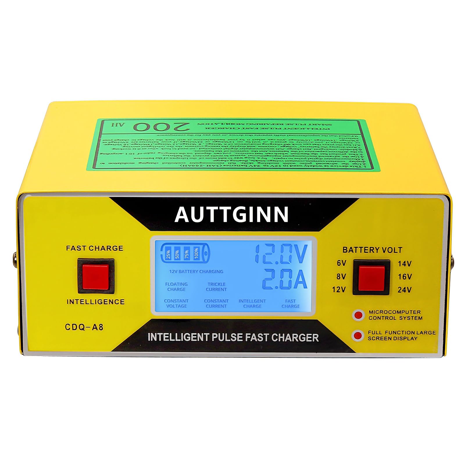 AUTTGINN connection clamps and cables ensuring secure attachment and reliable charging