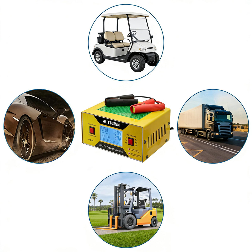 AUTTGINN next to common tools to show compact size and easy storage benefit