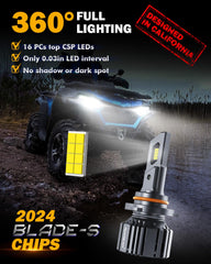 Auxbeam side profile showing compact form factor for easy fit and simplified installation