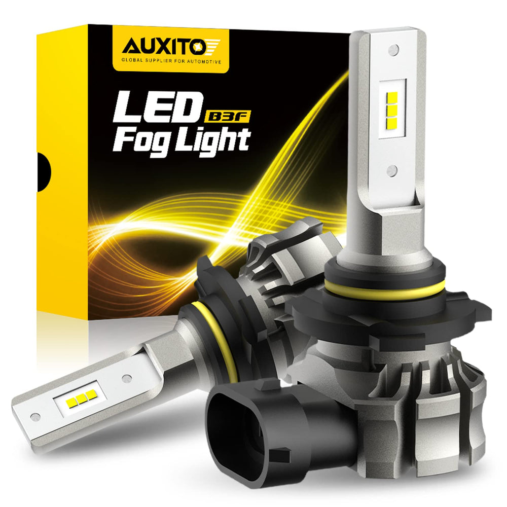 AUXITO 9145 front view pack of two showing bright cool-white output benefit