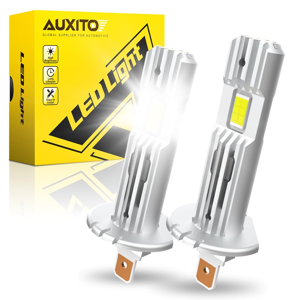 AUXITO H1 front view pack of 2 showing compact plug-and-play design for easy install