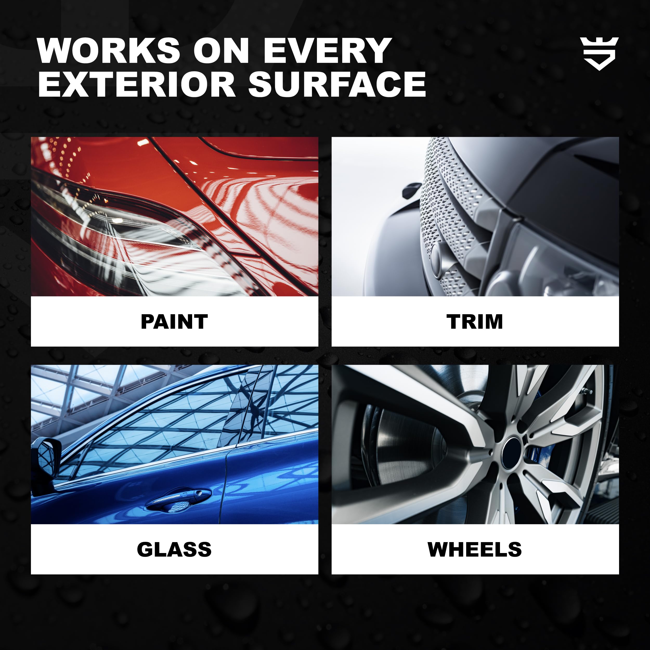 AvalonKing coated wheel with slick finish for easier cleaning benefit