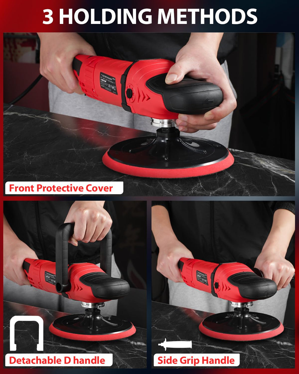 AVID POWER backing discs and sanding papers set for quick pad changes and surface prep
